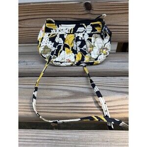 Vera Bradley Frannie Dogwood Quilted Crossbody Bag - Floral Patterns & Adjustabl